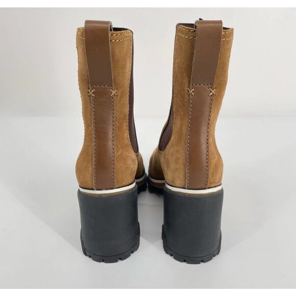 Rag & Bone Shiloh High Heeled Boot Chunky Lug Sole Boot Size 38 / 8 golden brown - Picture 7 of 10